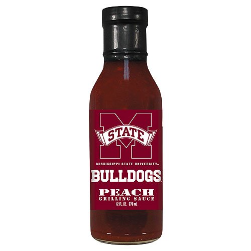 Mississippi State Bulldogs NCAA Peach Grilling Sauce - 12oz by Hot Sauce Harry