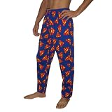 Mens SUPERMAN Comfortable Fit Cotton Sleepwear / Pajama Pants - Blue & Red