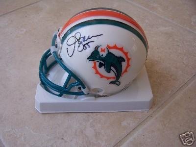 Junior Seau Miami Dolphins Signed Mini Helmet W/coa - Autographed NFL Mini Helmets