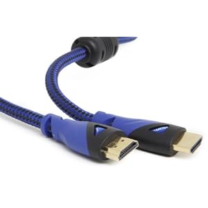 High Speed Hdmi Cable – (Full Hd) Supports 3d Tv- Audio Return Channel – 4kx2k – 1440p – 1080p – Blu-ray – Ps3 – Xbox 360 Hdmi to Hdmi (6 feet)
