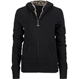 FULL TILT Beagle Fur Trim Hoodie - Black