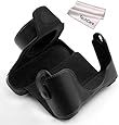 Ever Ready Black Leather Case Bag for Fujifilm FinePix X10