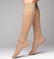 3 Pairs of 15 Denier Ladder Resist Sheer Knee Highs