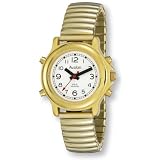 Avalon Ladies EZC Low Vision Talking Watch, Gold-Tone Flex # 2608L by Avalon