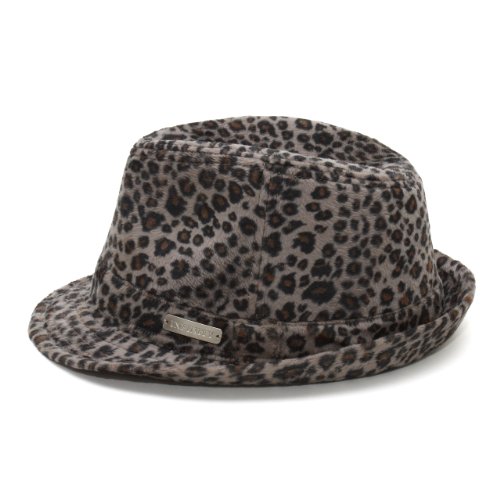 Infinity Selections Faux-Fur Fedora Hat-Shaniqua