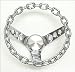 Automotive : Grant Lowrider Chrome Chain Link Steering Wheel