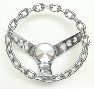 Grant Lowrider Chrome Chain Link Steering Wheel