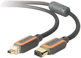 Belkin BKNAV2200106 PureAV Digital Camcorder FireWire Cable FireWire 4-Pin to 6-Pin 6 Feet