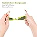 RIVBOS Rubber Kids Polarized Sunglasses With Strap Glasses Shades for Boys Girls Baby and Children Age 3-10 RBK002 (025-green)