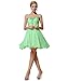 Fashion Plaza Sweetheart Strapless A-line Short Chiffon Homecoming Dress D0363