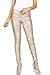ColorMC Women's Sequin Covered Knit Skinny Pants