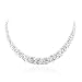 Sterling Silver 10mm Fancy Byzantine Heavy Chain Necklace 18"