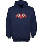 Champion Auburn Tigers Navy Blue Team Logo Powerblend Pullover Hoody Sweatshirt at Champion