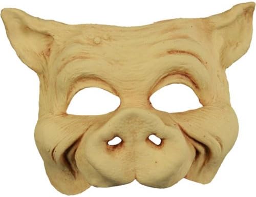 Pig Half Mask Animal Halloween Costumes Adult