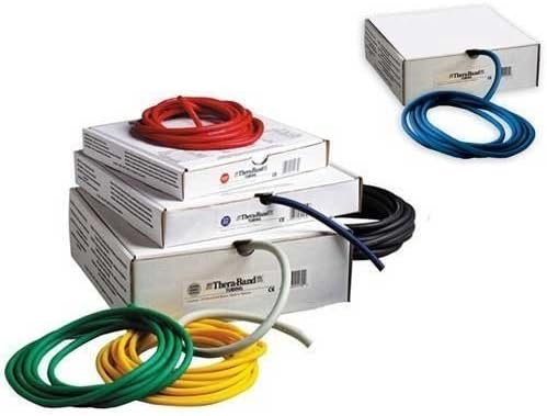 Thera-Band Resistive Exercise Tubing- 25 Ft.- Silver by Hygenic