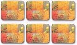 Jason D2120 Citrus Garden Coasters, Set of 6