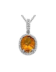 Genuine Citrine Pendant by Effy Collection®