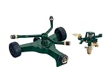 Orbit Lawn & Garden Wheel Base 3-Arm Rotating Sprinkler #58365