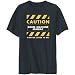 T-Shirt Black " Caution : Drum Machine Maniac " Instruments