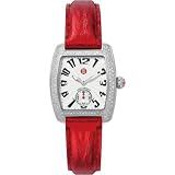 MICHELE Urban Mini Diamond Red MW Pattern Watch by Michele