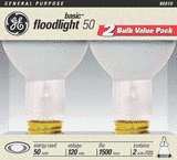 GE Lighting 18279 45R20BASIC/2PK Reflector Flood Bulb