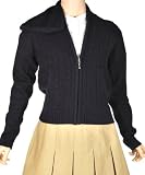 Hooded Ribbed Zipper Sweater by U.S Polo Assn.