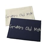Review Bliss GOMTT2 / Grumpy Old Man Tea Towel 1 Blue 1 Grey