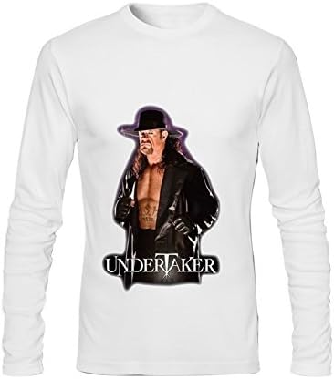 Hartens The Undertaker Custom Men's T Shirts Long Sleeve O Neck S White