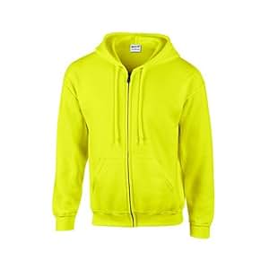 safety yellow hooded sweatshirts