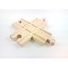 New Wooden Train Cross X Track fits Thomas Wooden Railway and Brio Sets and Tracks
