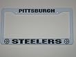 PITTSBURGH STEELERS Team Logo PLASTIC LICENSE PLATE FRAME