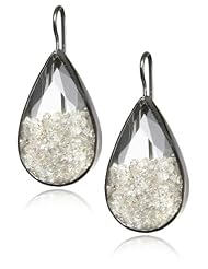 Moritz Glik "Kaleidoscope" 18K White Gold and Floating Diamond Circle Earrings