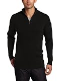 41lplK2kP6L. SL160  Calvin Klein Jeans Mens Ribbed Long Sleeve Half Zip Sweater