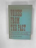 Voices from the past : history of the English Conference of the Presbyterian Church of Wales, 1889-1938