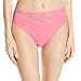 Vanity Fair Women's Cotton Beautifully Smooth with Lace Hi-Cut Panty