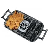 Gothic Tower Skull Serving Platter Halloween Accessory