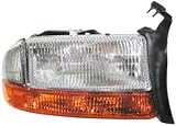 97-04 DODGE DAKOTA PASSENGER SIDE HEADLIGHT ASSEMBLY W/PARK LAMP (RH) 97-03 DODGE DURANGO