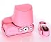 AST Ever Ready Camera Case Bag + Strap for Samsung NX1000 with 20-50mm Lens - Pink (Please check your camera modle to make sure the item fits for you before ordering)