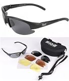 Rapid Eyewear 'Mile High' Cruise (Black) Sunglasses for Aviation, Running, Cycling, Climbing, Sailing, Shooting etc.