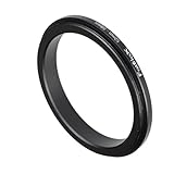 Fotodiox 52mm - 58mm, 52-58mm Macro Close-up Reverse Ring, Anodized Black Metal Ring , for Nikon, Canon, Sony, Olympus, Pentax, Panasonic, Samsum Camera