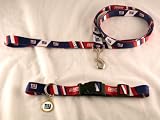 NFL Dog Collar & Leash Sets - NY Giants - Small (10 -14)