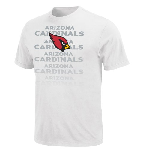 NFL Men's Arizona Cardinals All Time Great III Short Sleeve Basic Tee (White, Medium)