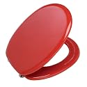 WC Sitz Rot Toilettensitz Toilettendeckel