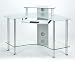 Jual PC004 SCF Small Corner Glass PC Computer Office Desk by Home Cinema UK