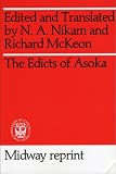 Edicts of Asoka (Midway Reprint Series)