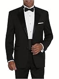 Calvin Klein Two-Button Black Tuxedo