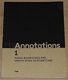 Annotations. 1, Mixed belongings and unspecified destinations
