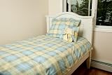 Multi Plaid Green Twin Duvet Cover Set Boys and Girls