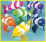 3 large Inflatable striped fish -18