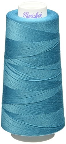 American & Efird Maxi-Lock Cone, 3000-Yard, Radiant Turquoise Thread Spool (51-32265)